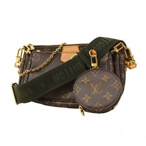 Louis Vuitton Monogram Multipochette Accessoires Shoulder Bag M44813 Brown Kh...